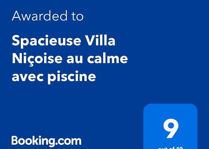 فيلة Spacieuse Nicoise Au Calme Avec Piscine *